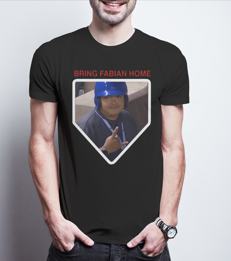 Bring Fabian Home Baseball Fan Moment T-Shirt