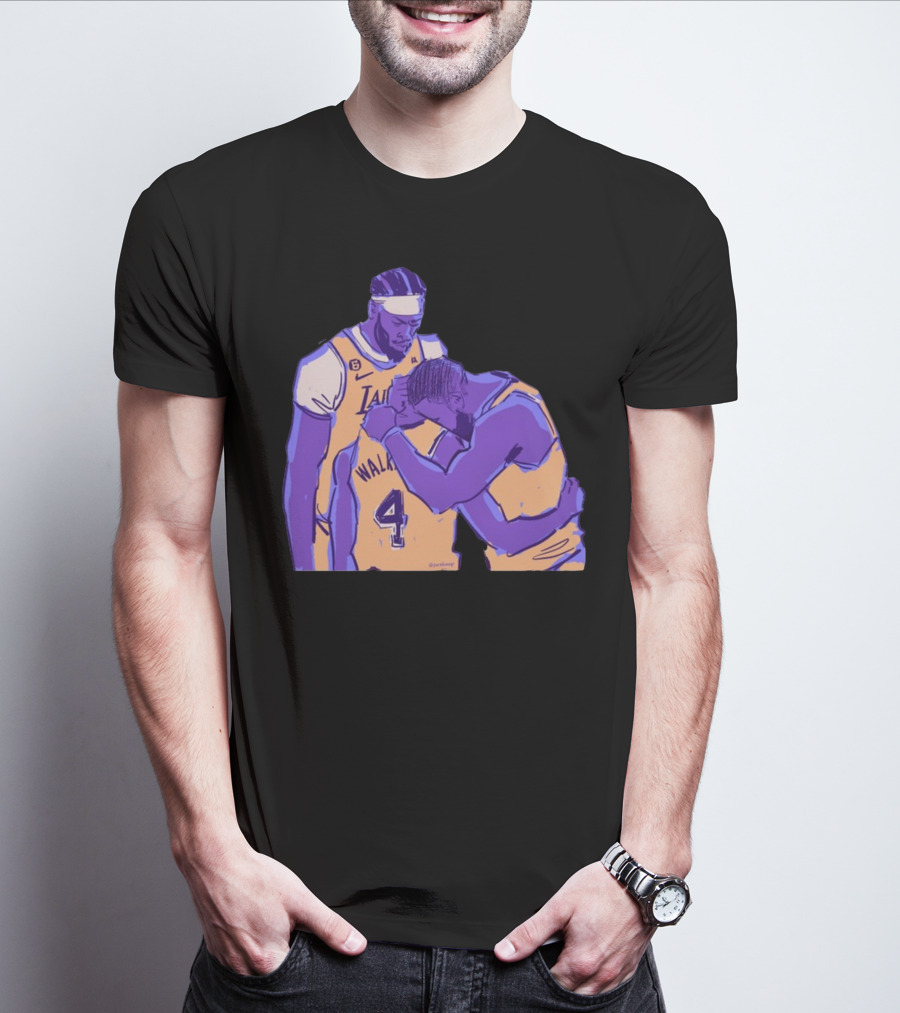 Jack Perkins Lonnie Iv Lakers Team Purehoop Walker 4 T-Shirt