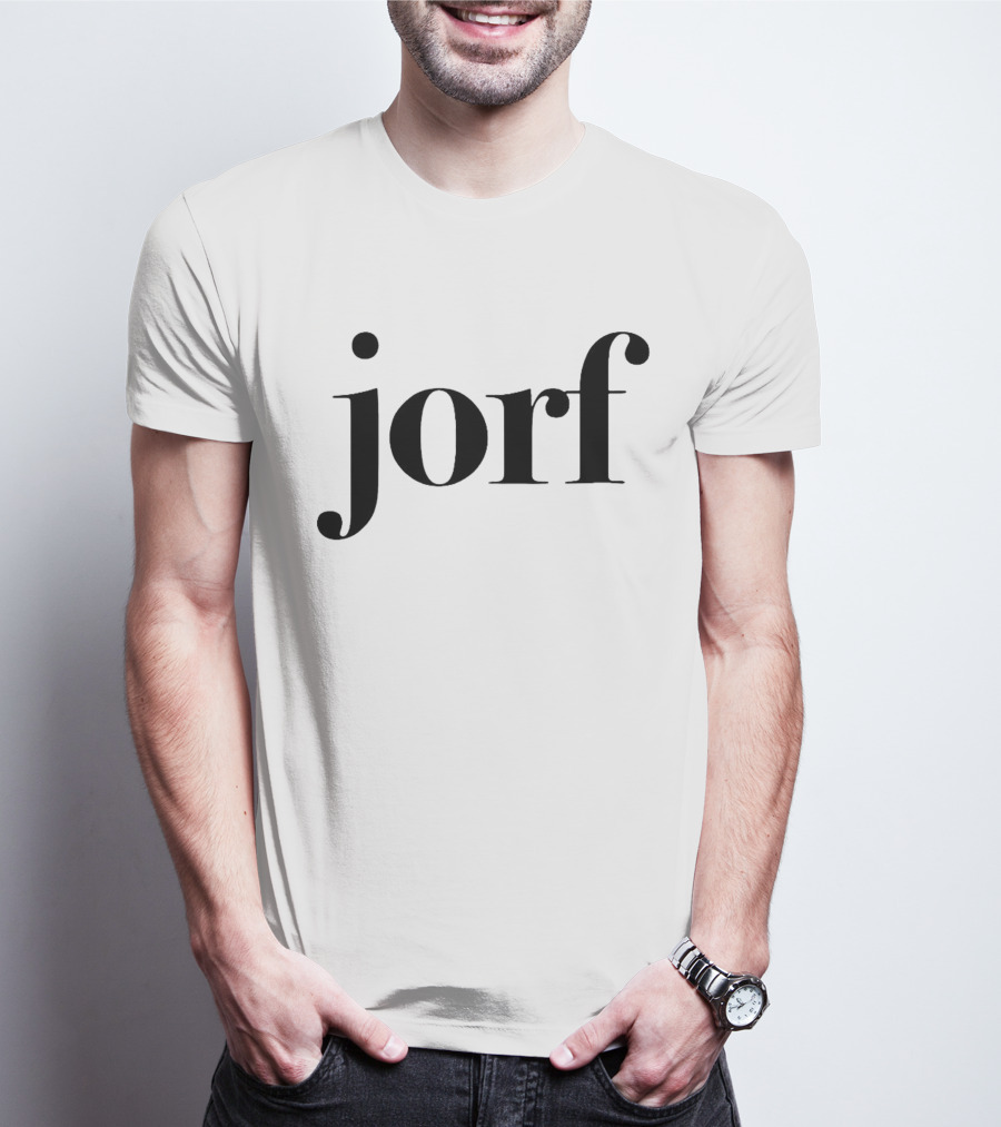 Jury Duty Jorf Text Black T-Shirt