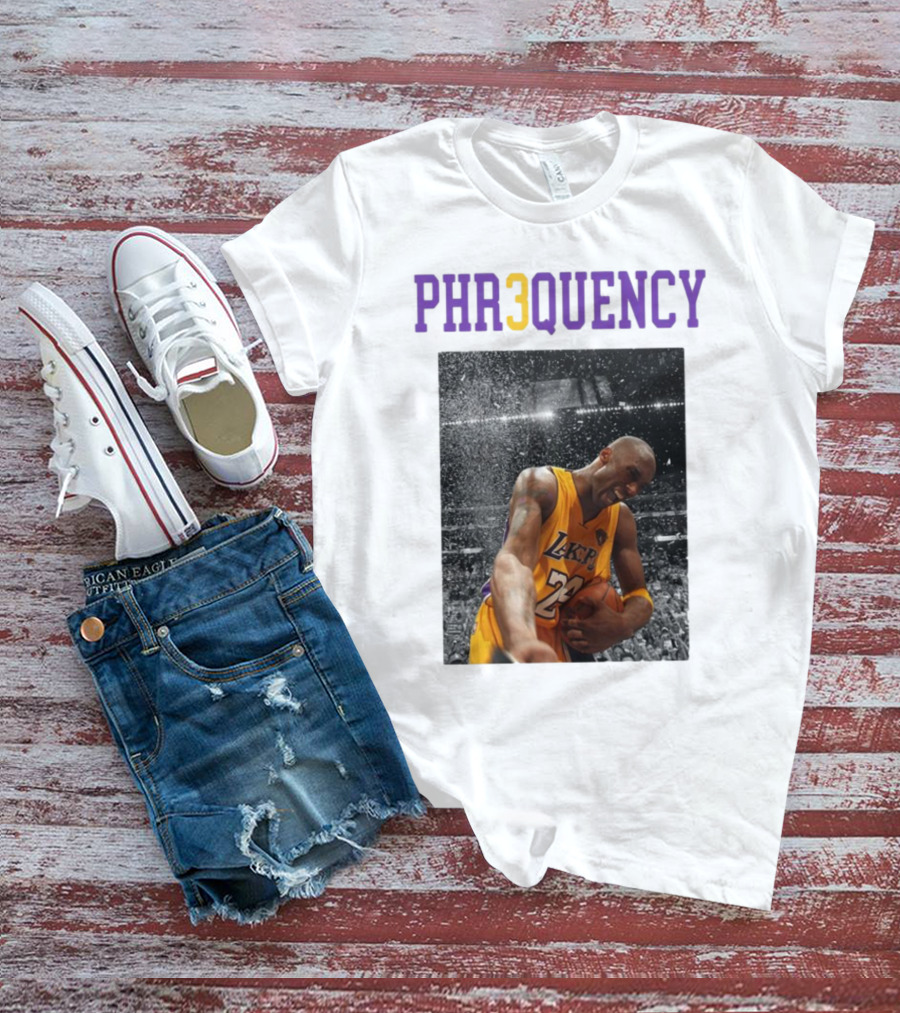 PHR3QUENCY Lakers 24 Basketball T-Shirt
