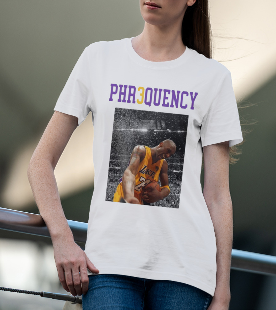 PHR3QUENCY Lakers 24 Basketball T-Shirt