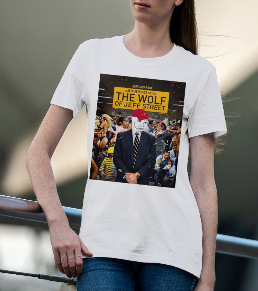 Jeff Dicaprio Jeff Jeffsese The Wolf Of Jeff Street T-Shirt