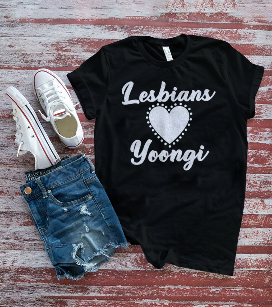 Lesbians Heart Yoongi T-Shirt
