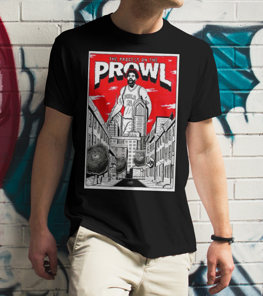 The Process On The Prowl Philadelphia 76ers Basketball Legend T-Shirt