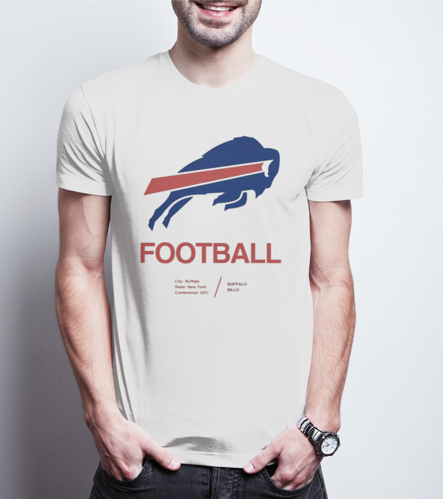 Buffalo Bills Football City Buffalo State New York Conference AFC T-Shirt
