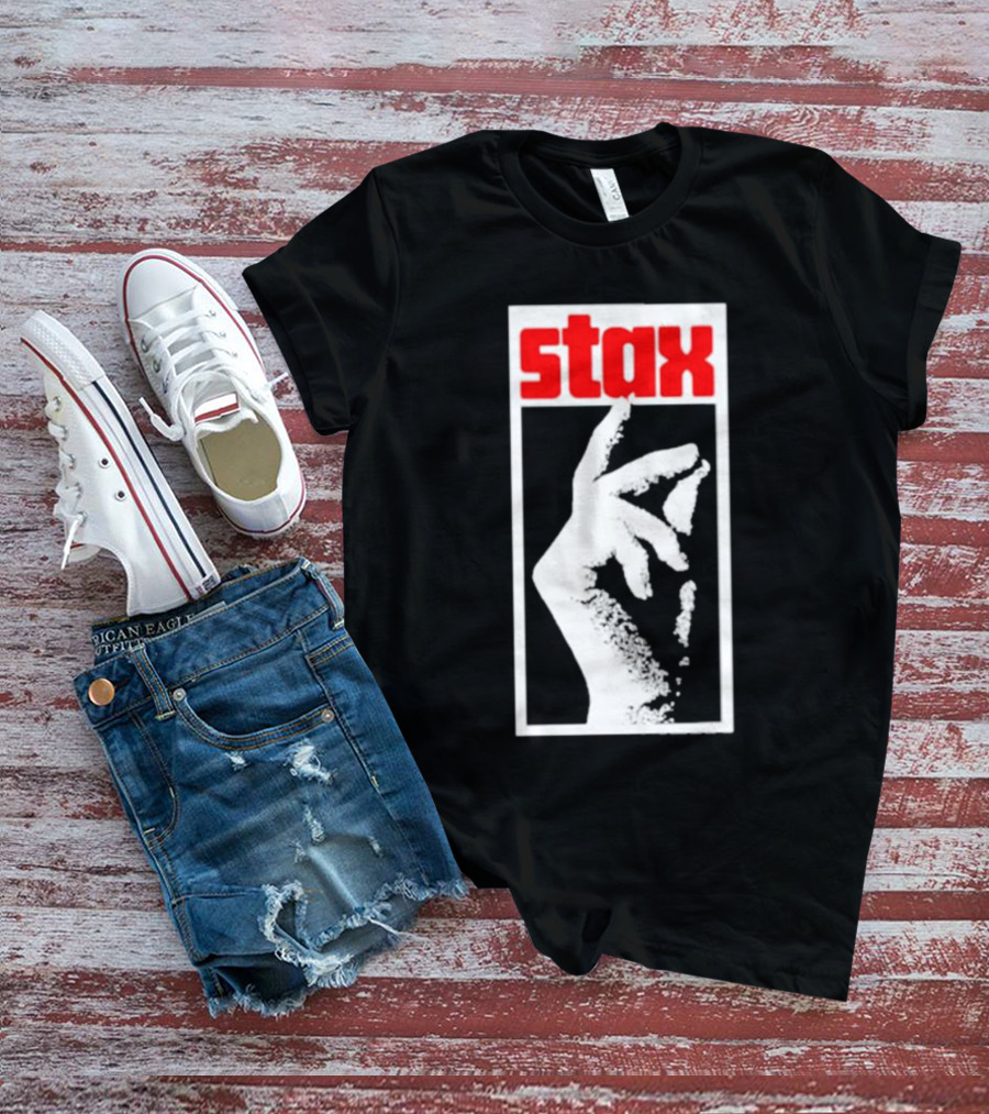 Stax Records Merch Classic Stax Snap Logo Hand T-Shirt