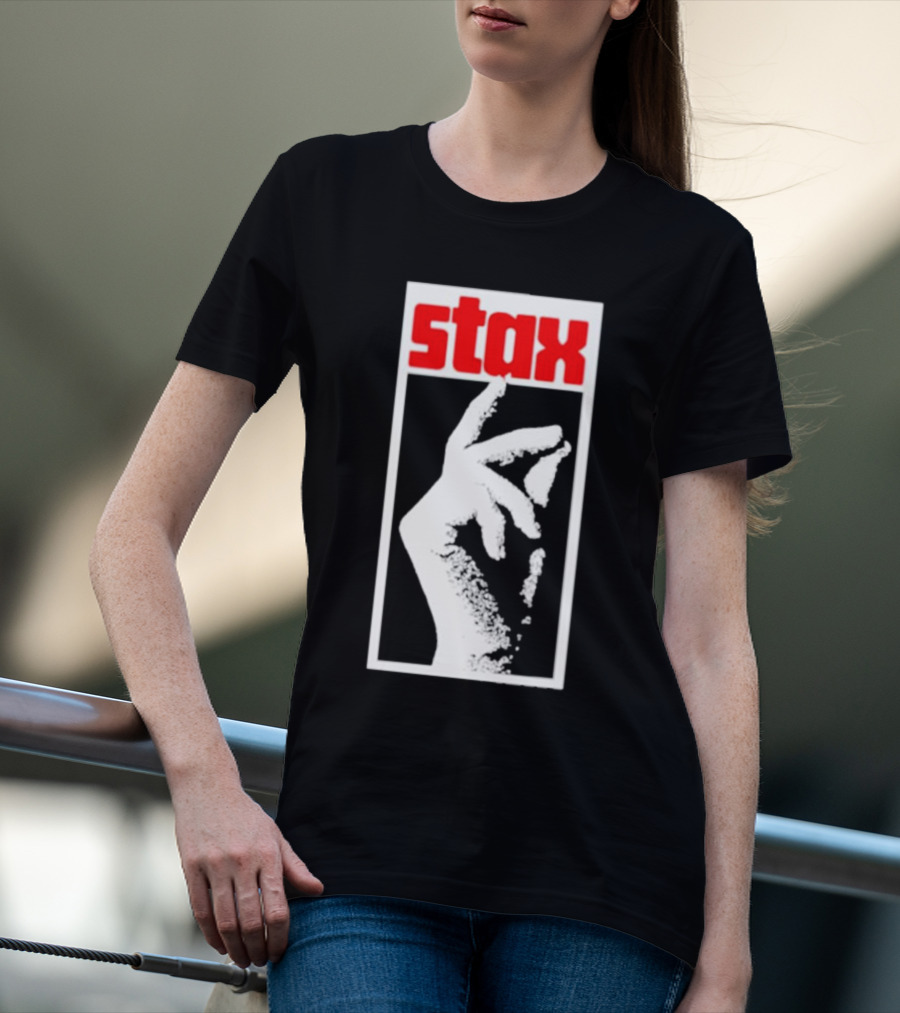 Stax Records Merch Classic Stax Snap Logo Hand T-Shirt