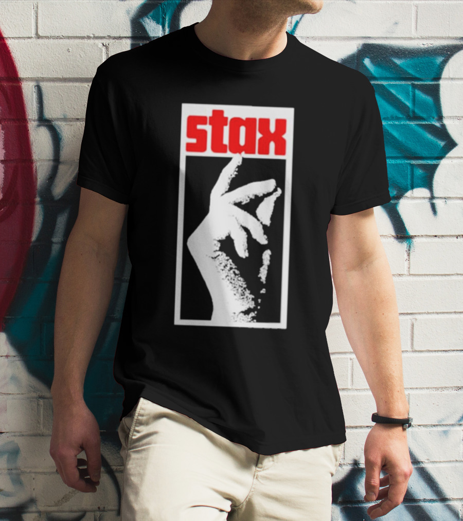 Stax Records Merch Classic Stax Snap Logo Hand T-Shirt