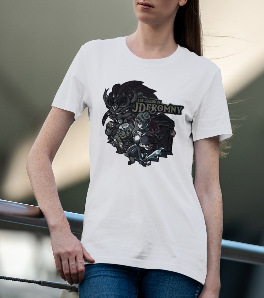 The Legend Of Jdromny Dark Adventure Characters T-Shirt