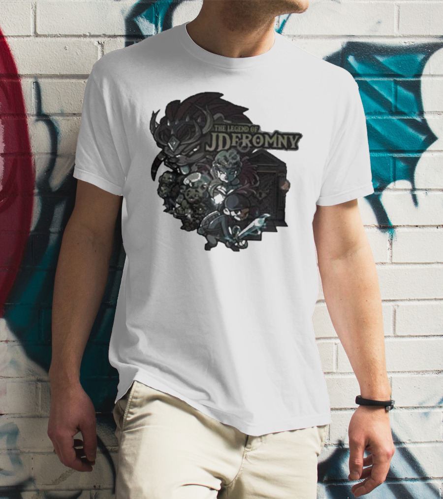 The Legend Of Jdromny Dark Adventure Characters T-Shirt