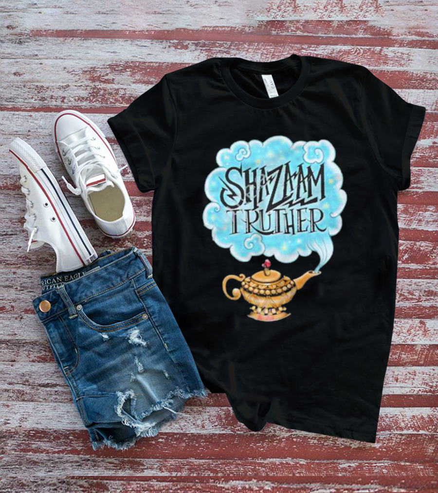 Shazaam Truther Magic Lamp Cloud T-Shirt