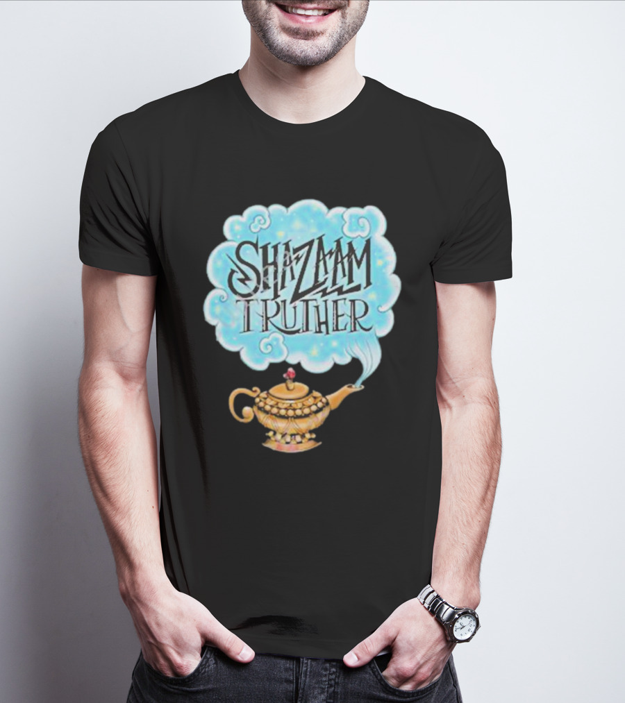 Shazaam Truther Magic Lamp Cloud T-Shirt
