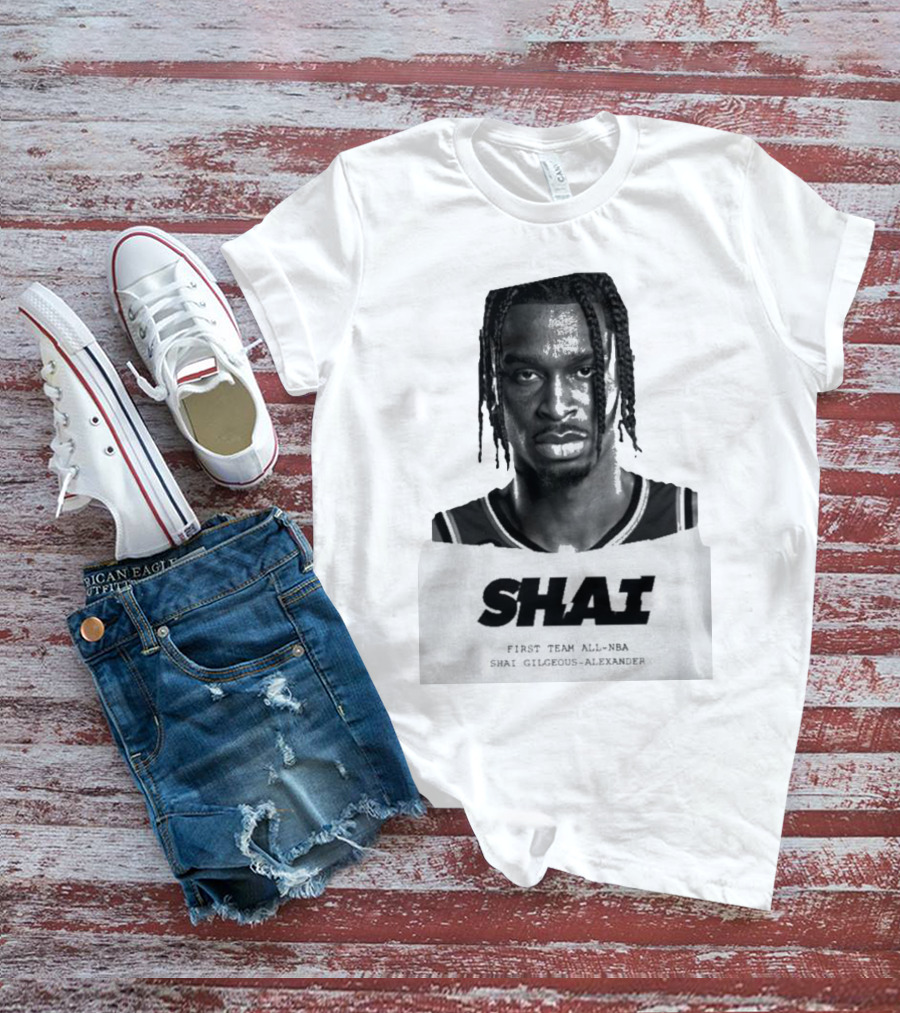Sportscenter Shai First Team All-NBA Shai Gilgeous-Alexander T-Shirt