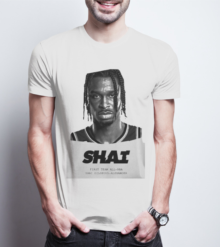Sportscenter Shai First Team All-NBA Shai Gilgeous-Alexander T-Shirt