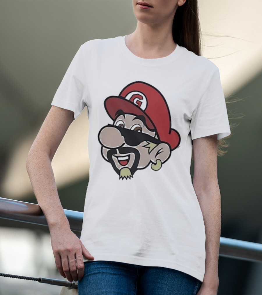 Super Fierio G Mustache Cap T-Shirt