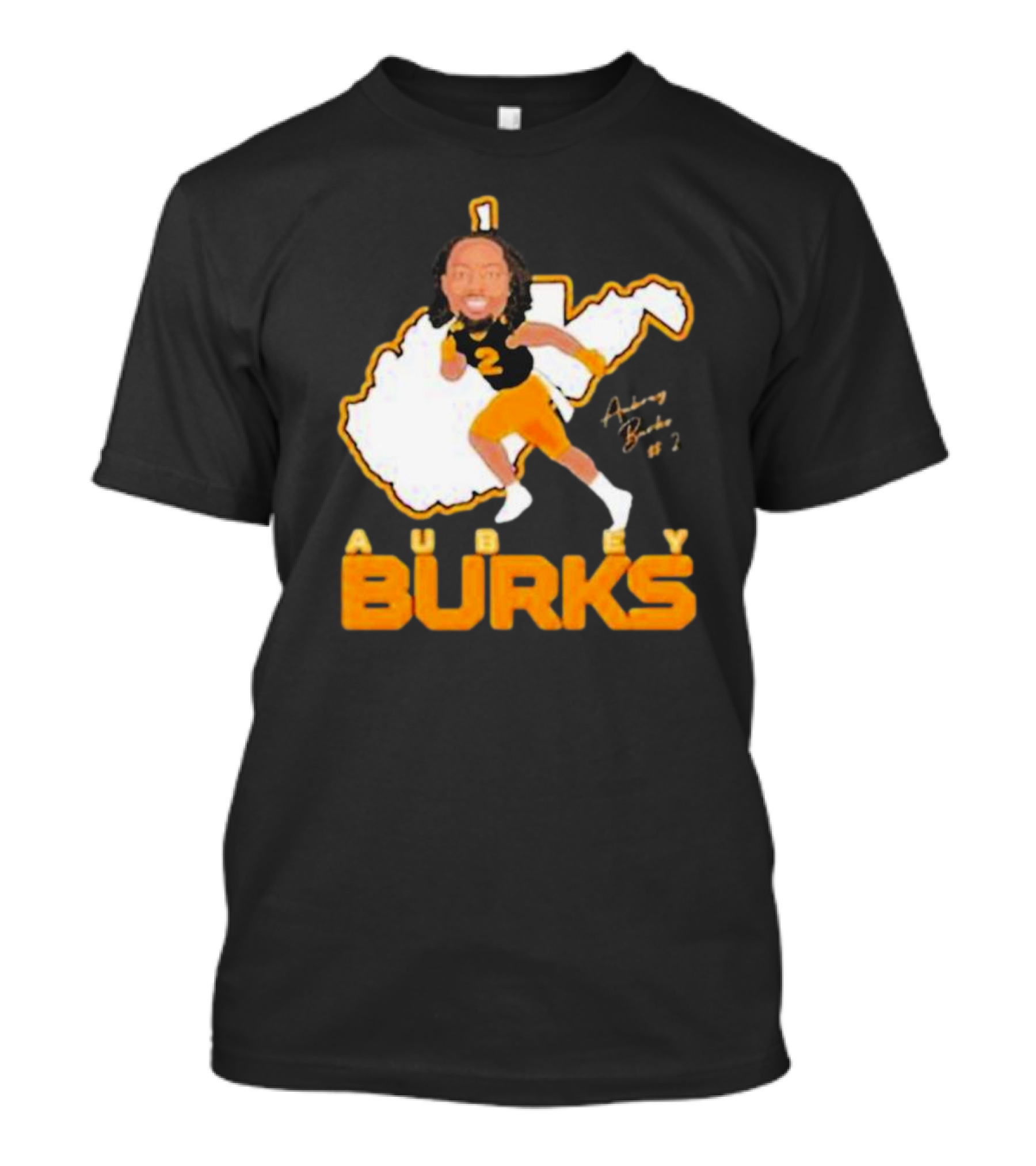 Aubrey Burks Fan 1 Football Player Art #2 T-Shirt
