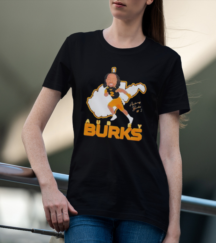 Aubrey Burks Fan 1 Football Player Art #2 T-Shirt