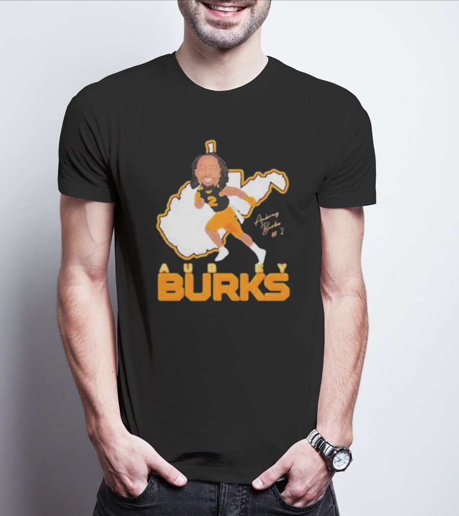 Aubrey Burks Fan 1 Football Player Art #2 T-Shirt