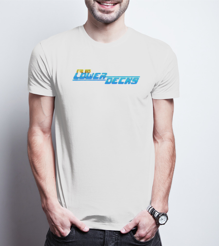 Star Trek Lower Decks Blue Vintage T-Shirt