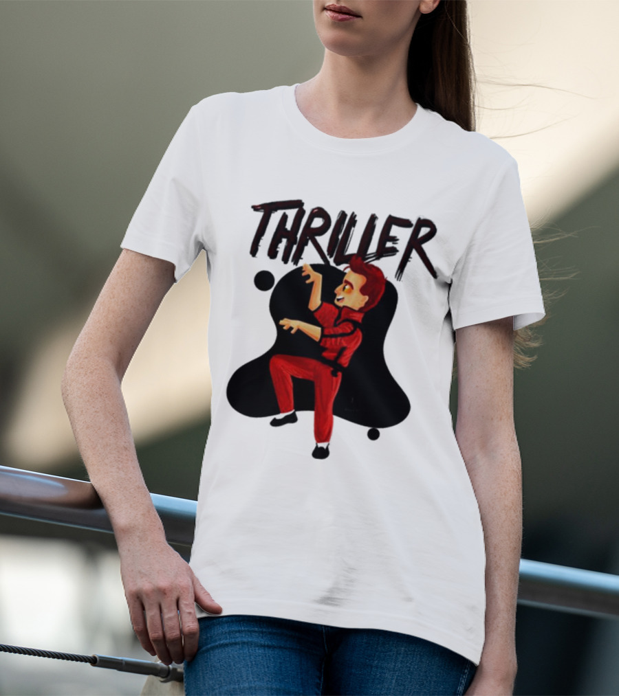 Crowley Thriller Cartoon Dance Good Omens T-Shirt