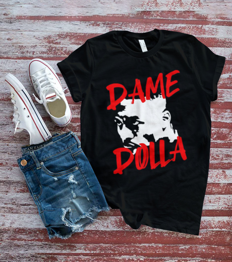 Dame Dolla Face Portrait Star Blazers T-Shirt