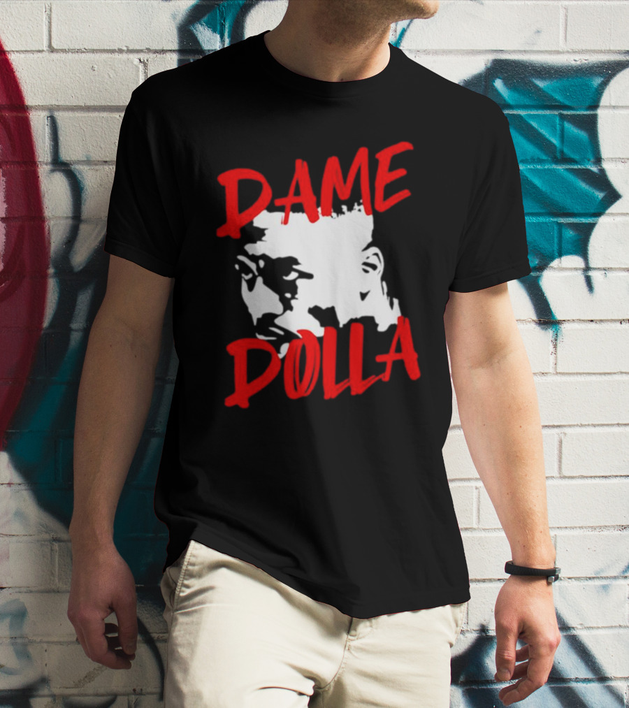 Dame Dolla Face Portrait Star Blazers T-Shirt