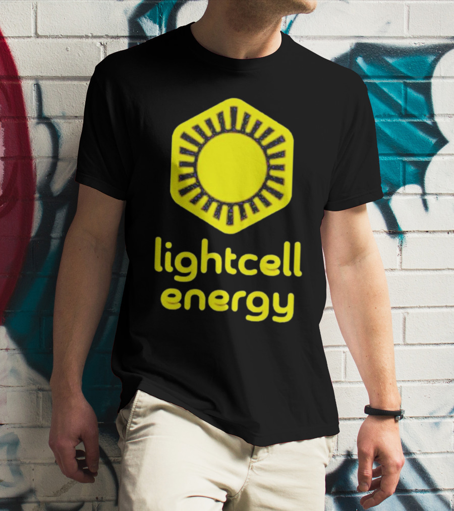 Danielle Fong Lightcell Energy Sunburst Hexagon T-Shirt