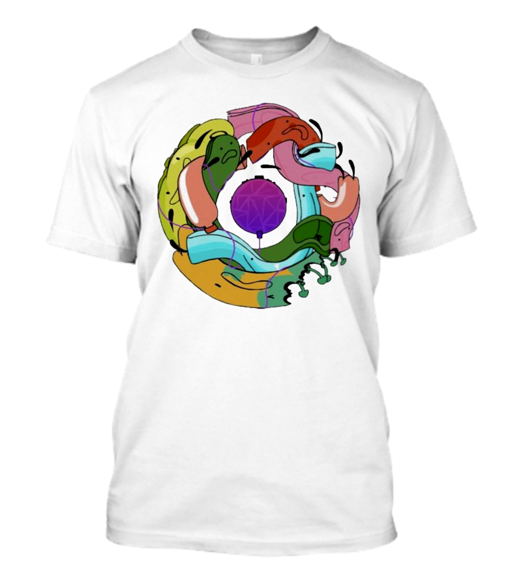 Ian's Yapinians Colorful Ring T-Shirt