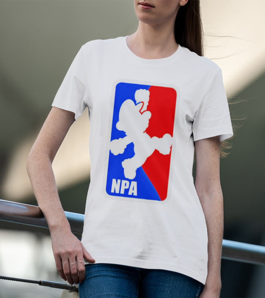 Mario NPA National Plumber Association NBA T-Shirt