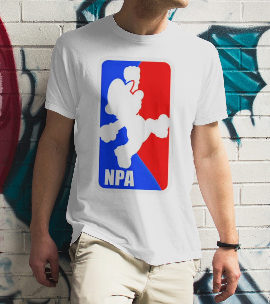 Mario NPA National Plumber Association NBA T-Shirt