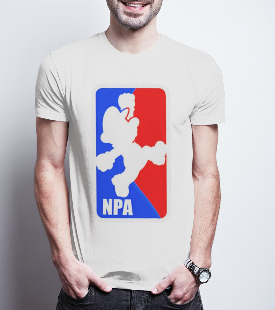 Mario NPA National Plumber Association NBA T-Shirt