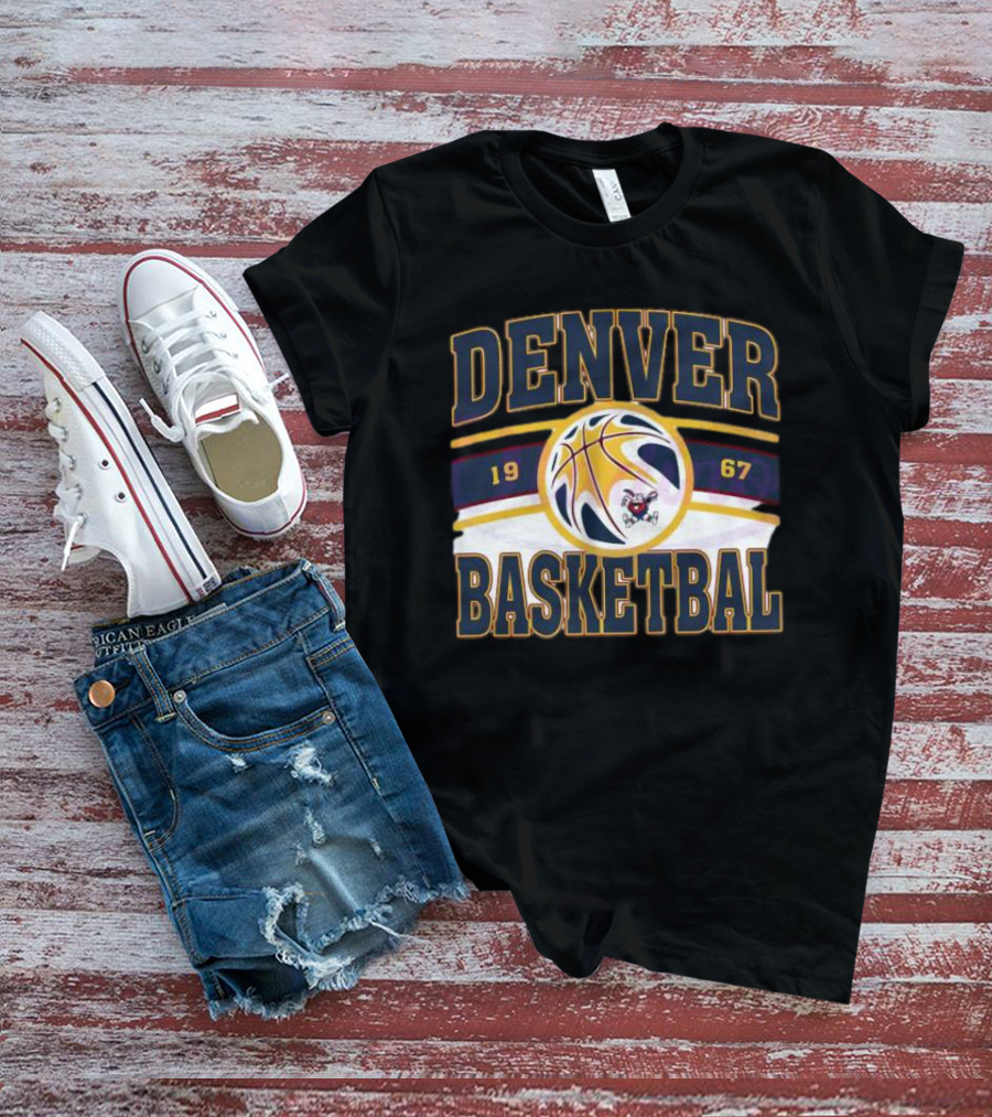 Denver Nugget 1967 Basketball Team T-Shirt
