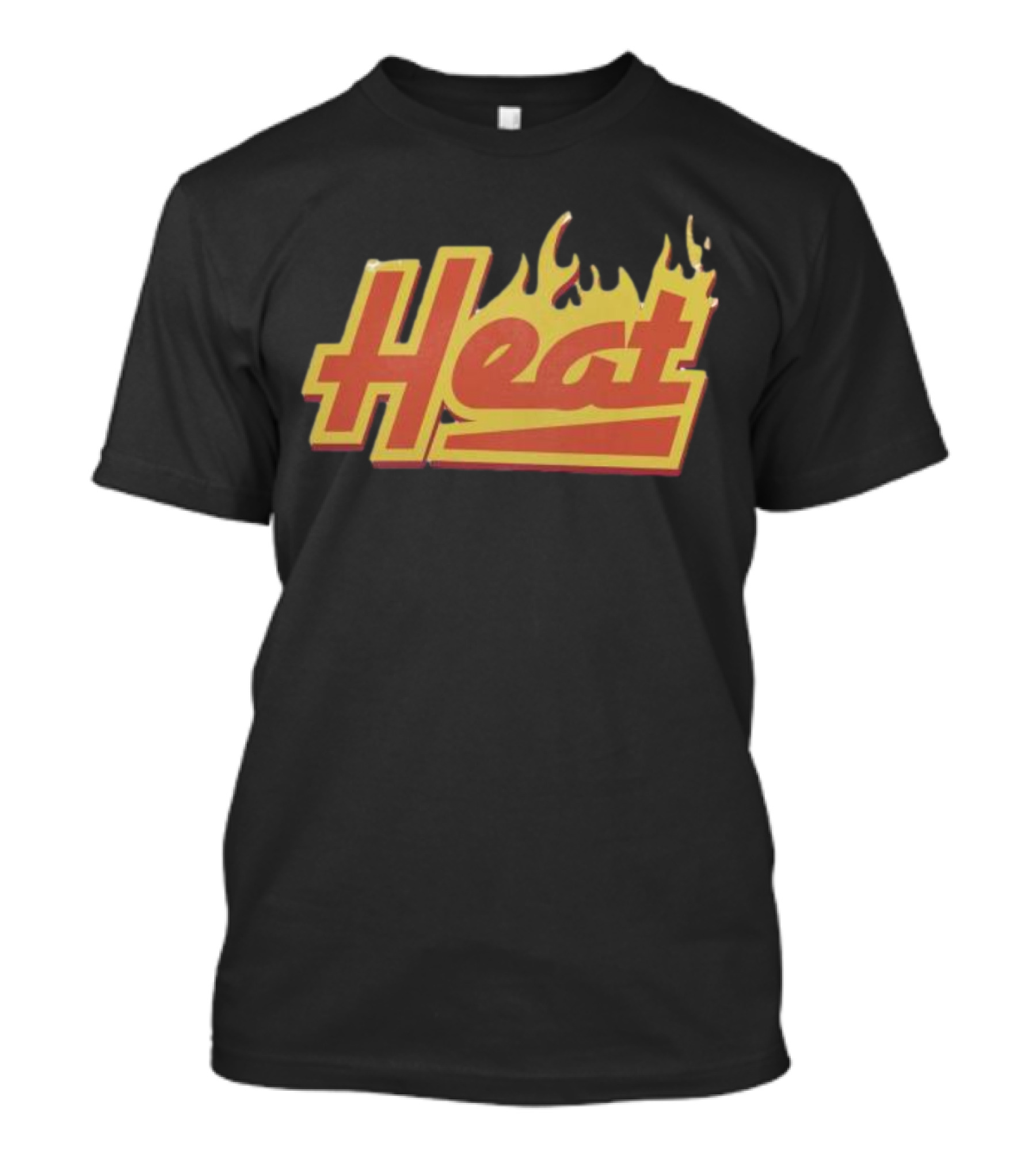 Court Culture Heat Flames Basketball Enthusiast T-Shirt