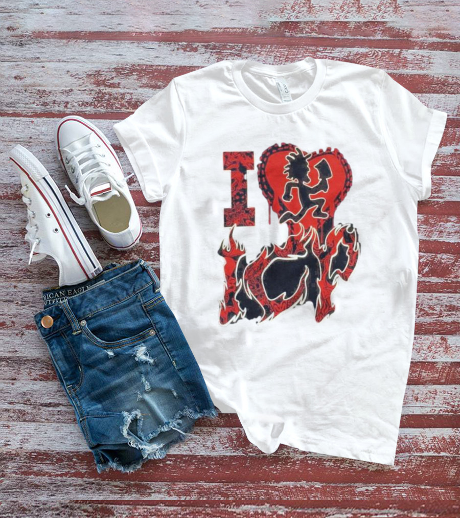 I Heart Love ICP Insane Clown Posse Juniors T-Shirt