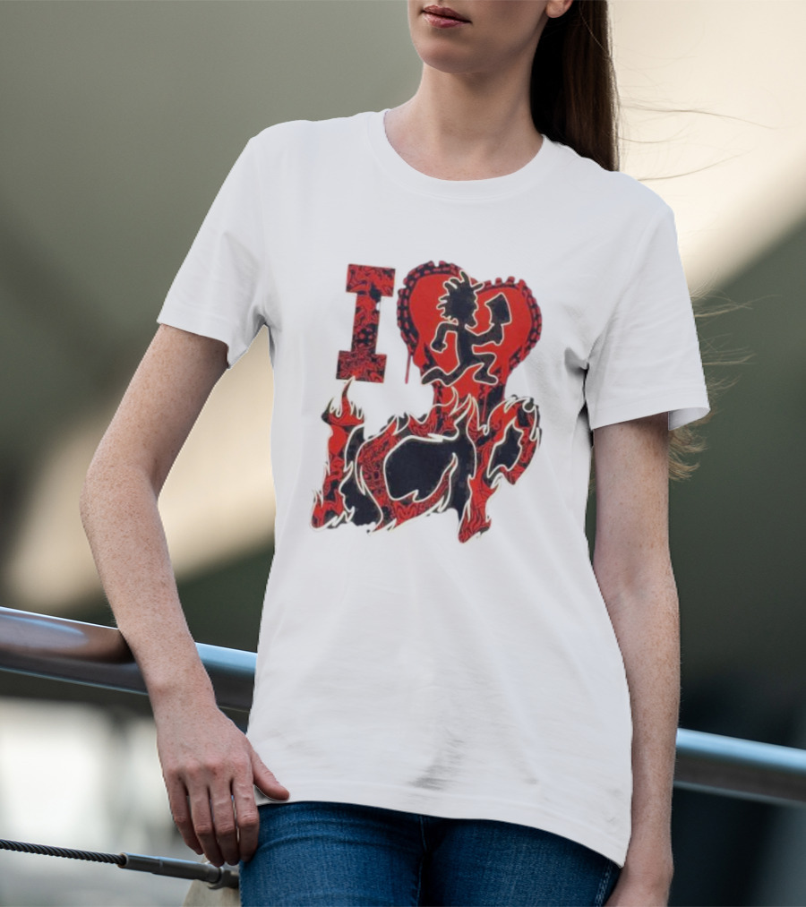 I Heart Love ICP Insane Clown Posse Juniors T-Shirt