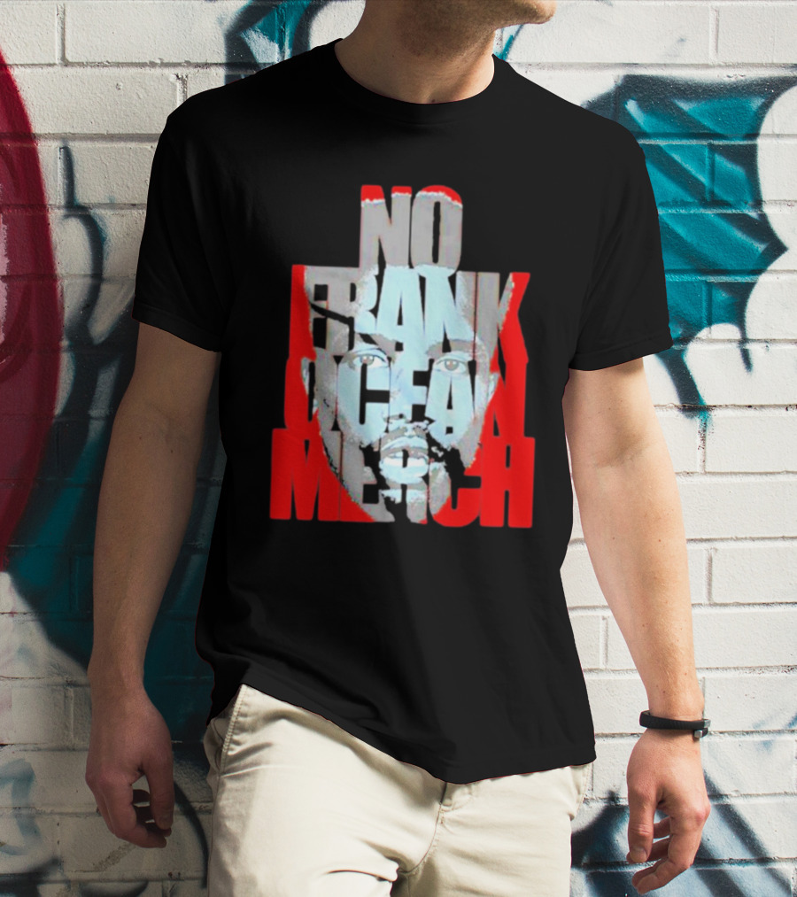 No Frank Ocean Merch Bold Text Face T-Shirt