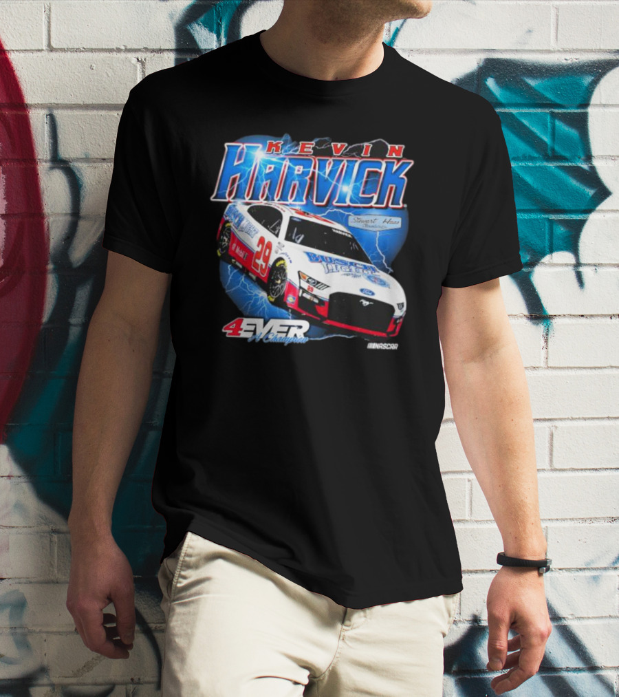 Kevin Harvick 4Ever A Champion Stewart-Haas Racing NASCAR Lightning Car T-Shirt