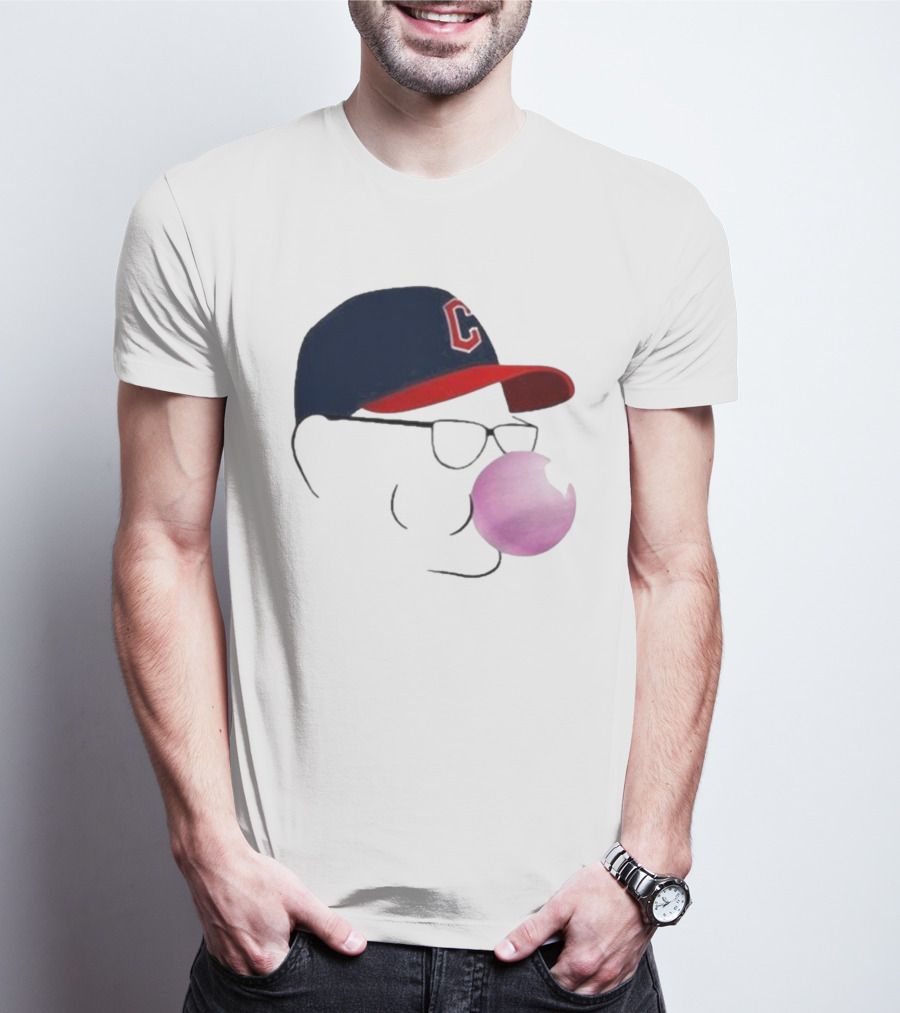 Cleveland Guardians Tito Bubblegum Baseball Hat T-Shirt