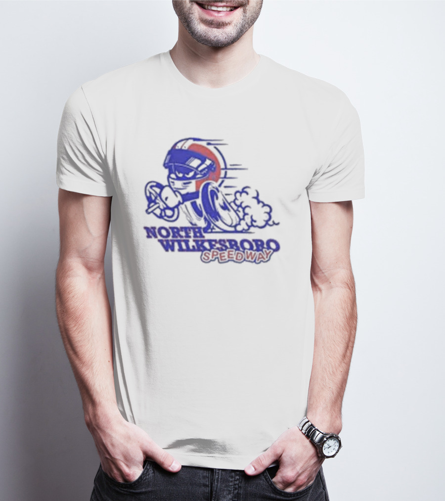North Wilkesboro Speedway Racing Character T-Shirt