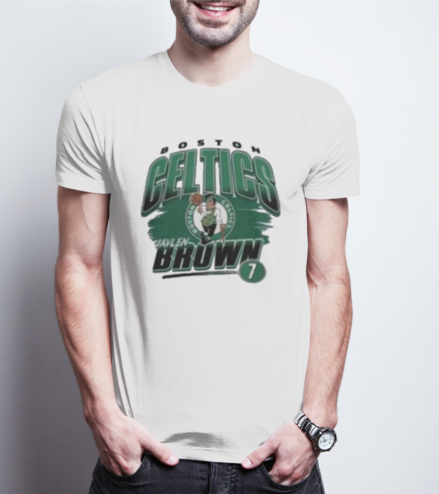 Boston Celtics Jaylen Brown Player Number 7 T-Shirt