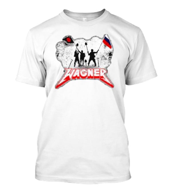 Wagner Militants Raising Flags With Shovels Iconic T-Shirt