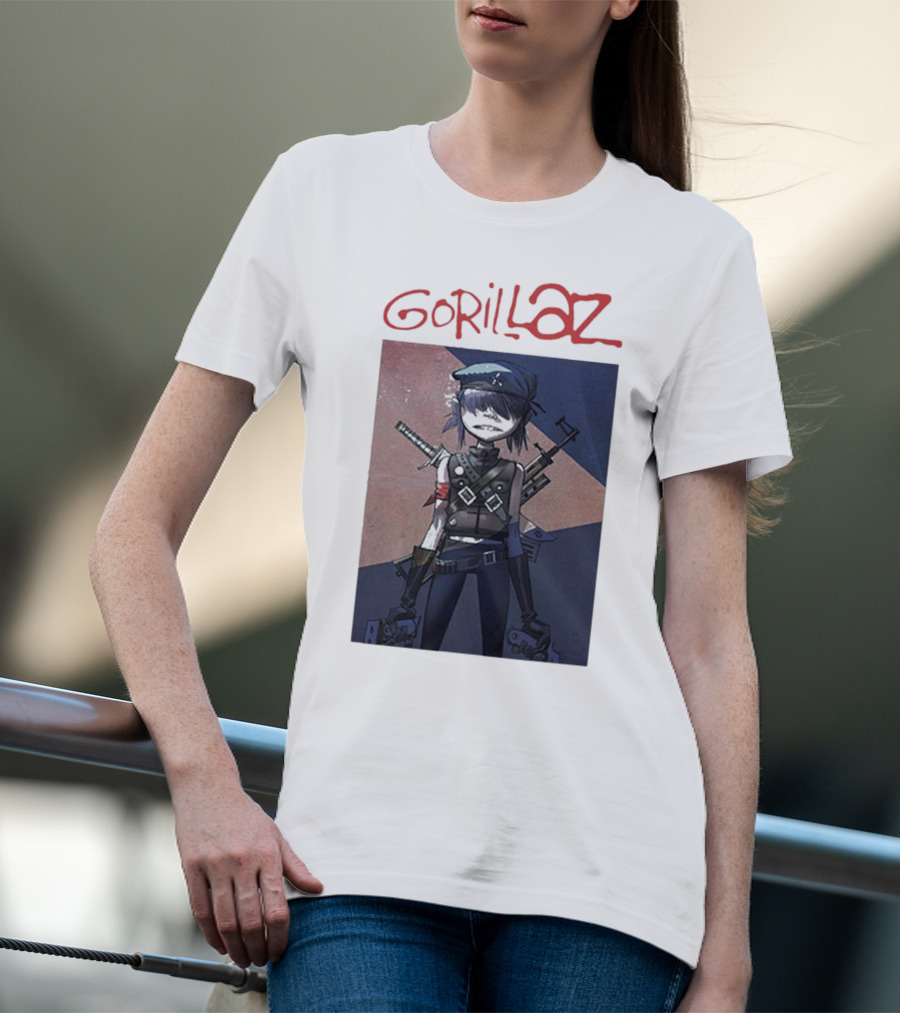 Timothee Chalamet Gorillaz Noodle Character T-Shirt