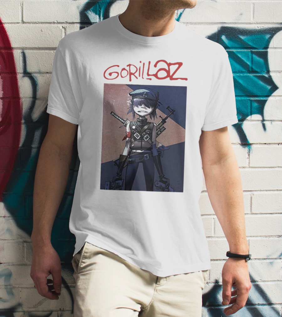 Timothee Chalamet Gorillaz Noodle Character T-Shirt