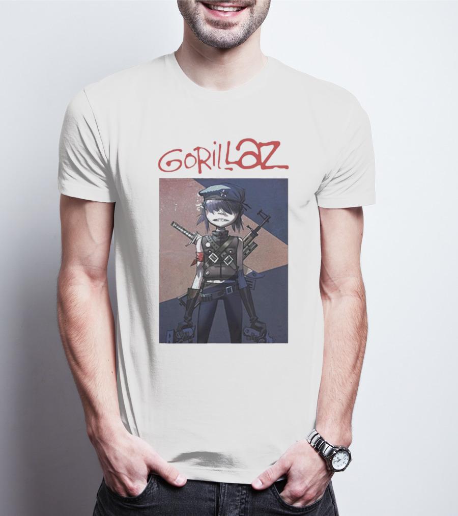 Timothee Chalamet Gorillaz Noodle Character T-Shirt