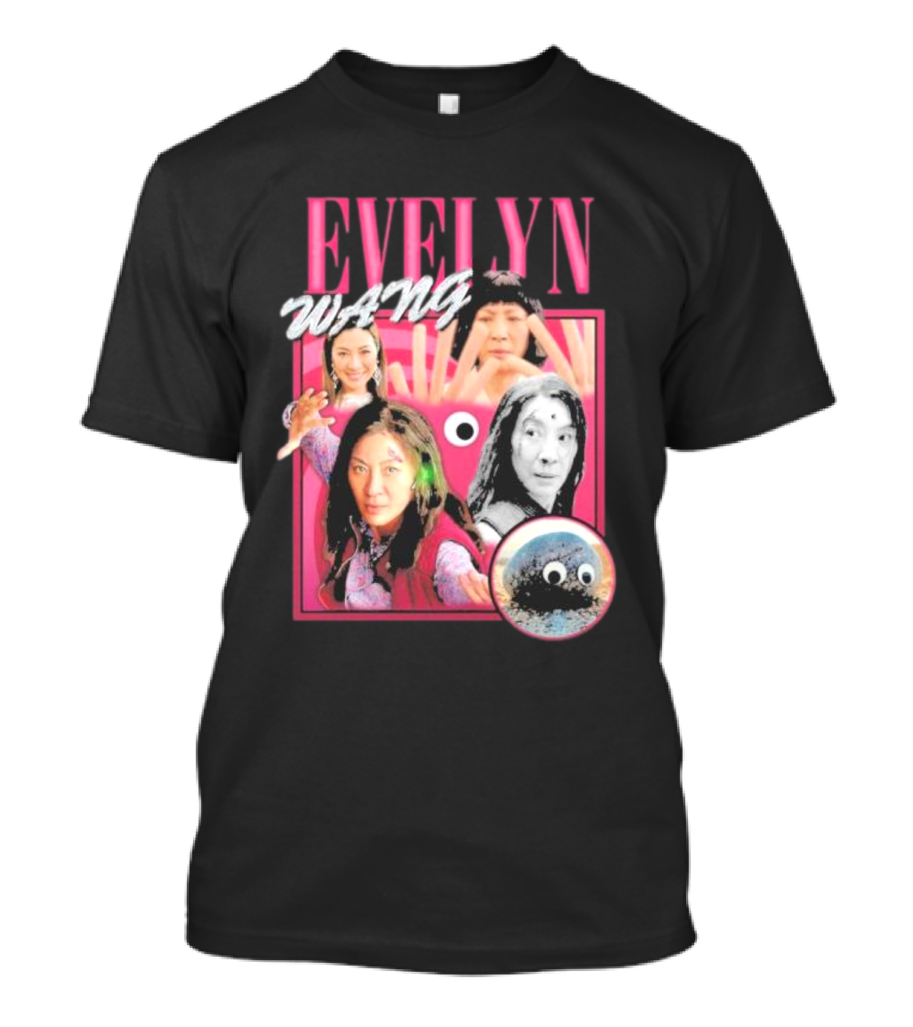 Evelyn Wang Everything Everywhere Multiverse Collage T-Shirt