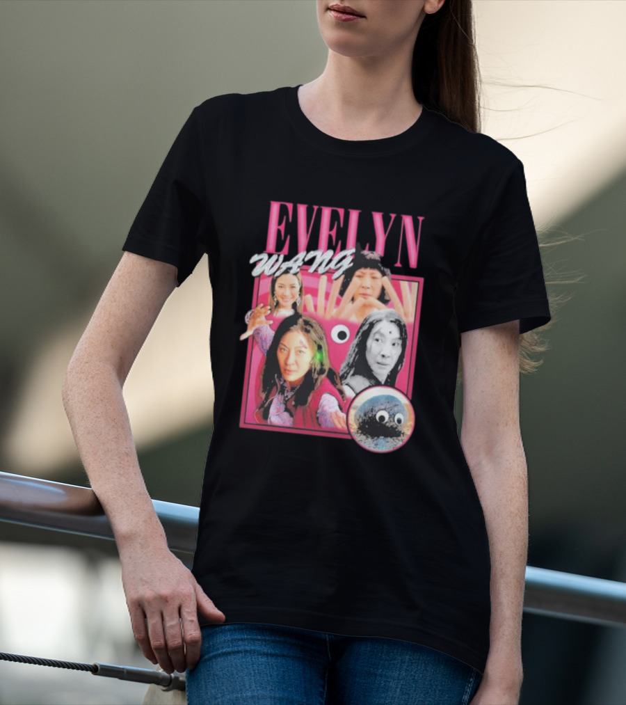 Evelyn Wang Everything Everywhere Multiverse Collage T-Shirt
