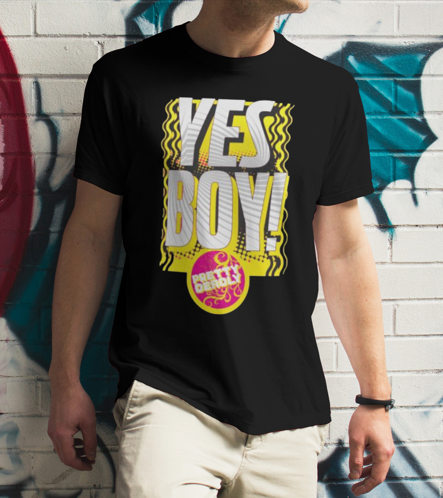 Yes Boy Pretty Deadly Neon Style Burst T-Shirt