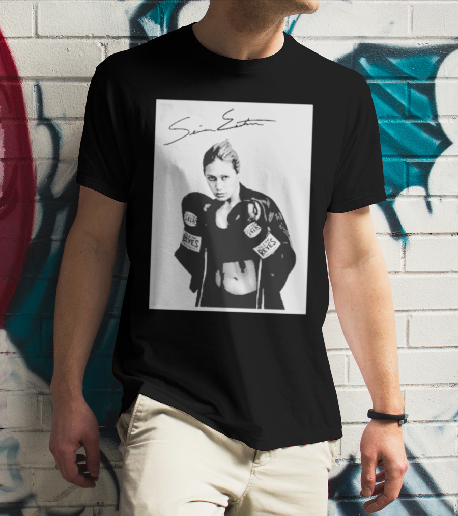 Seniesa Estrada SuperBad Boxing Iconic Reyes Gloves T-Shirt