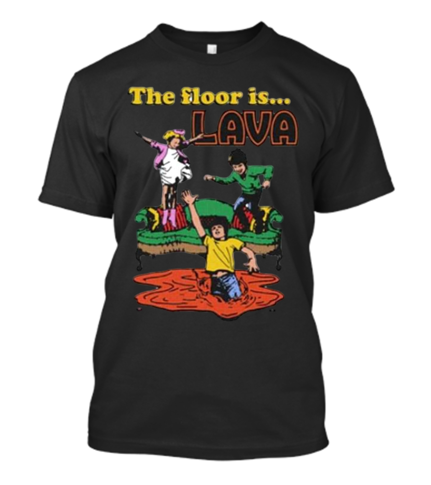 The Floor Is Lava Couch Jump Adventure T-Shirt