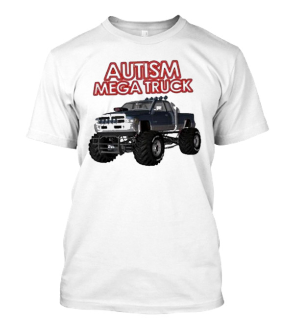 Autism Mega Truck Monster Pickup T-Shirt